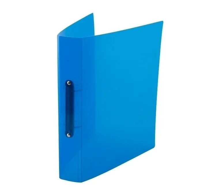 CARPETA A4 PLASTICA 2 ANILLOS TRANSLUCIDA 2