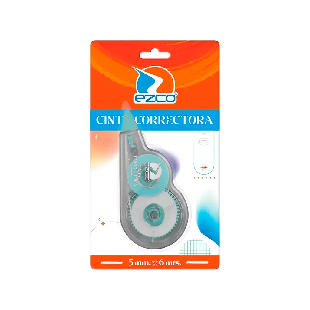 CINTA CORRECTORA EZCO 5MM X 6M