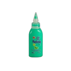 PLASTICOLA 35 GRS, FLUO VERDE