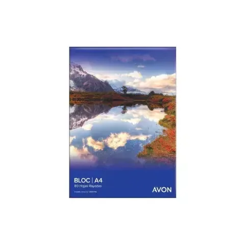 BLOCK AVON A4 RAYADO X 80