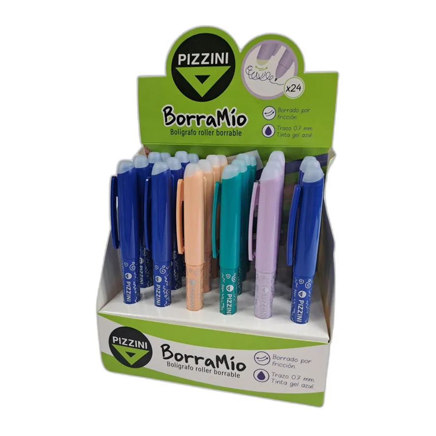 LAPICERA ROLLER BORRABLE PIZZINI  BORRAMIO AZUL ANCHA