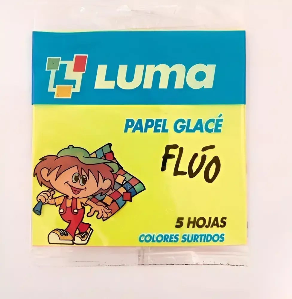 SOBRE PAPEL GLACE LUMA FLUO