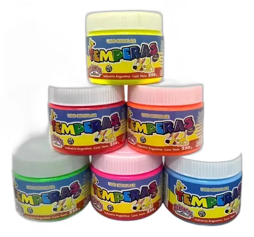 TEMPERAS STA SEÑORITA POTE X 250 GR FLUO VARIANTES