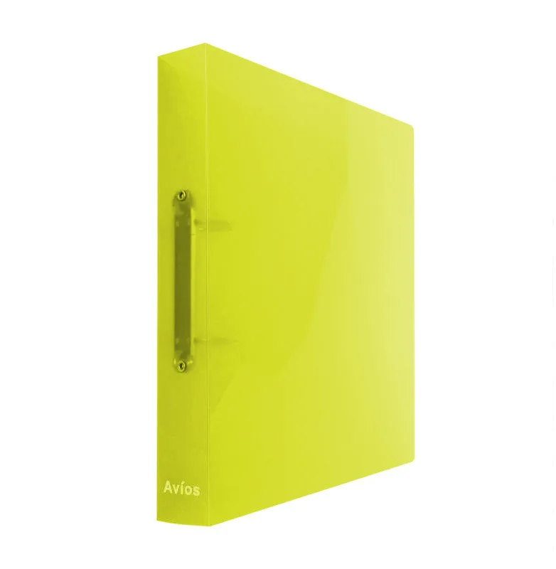 CARPETA A4 AVIOS PP 2X40 AMARILLA