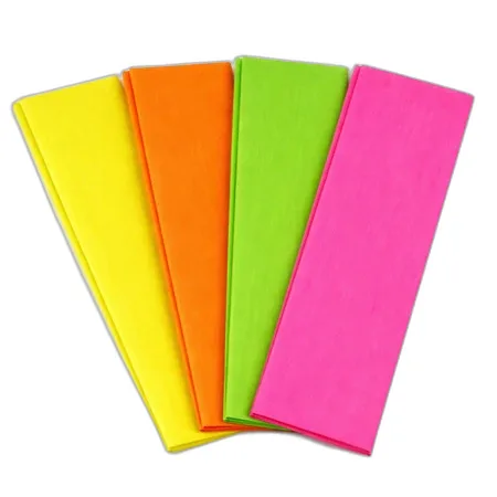 PAPEL CREPE FLUO COLORES VARIOS